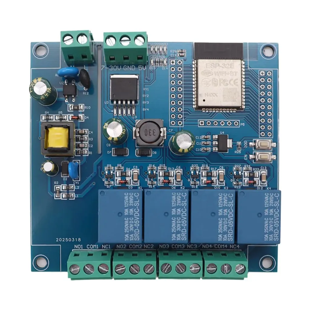 Módulo Relé WiFi Bluetooth ESP32 4 